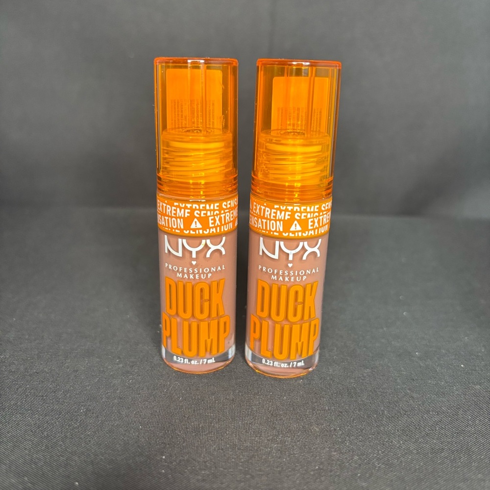 NYX Duck Plump Lip Enhancer Duo in Vibrant Orange